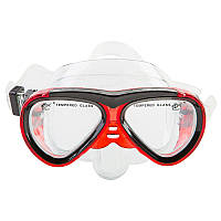 Маска для плавання Dolvor червона