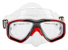 Маска для плавання Dolvor червона