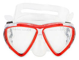 Маска для плавання Dolvor червона