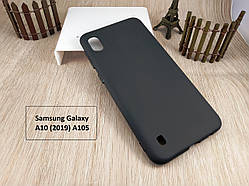 Чохол бампер SMTT для Samsung Galaxy A10 (2019) A105 — чорний матовий TPU