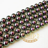 Жемчужная бусина Swarovski, цвет Iridescent Purple Pearl, (выберите размер) 1 шт