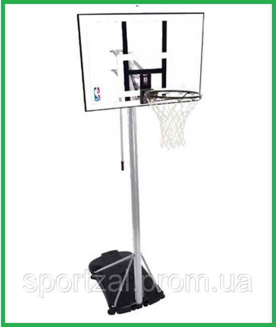 Баскетбольна стійка Spalding 59484CN Silver 44 Rectangl Acrylic
