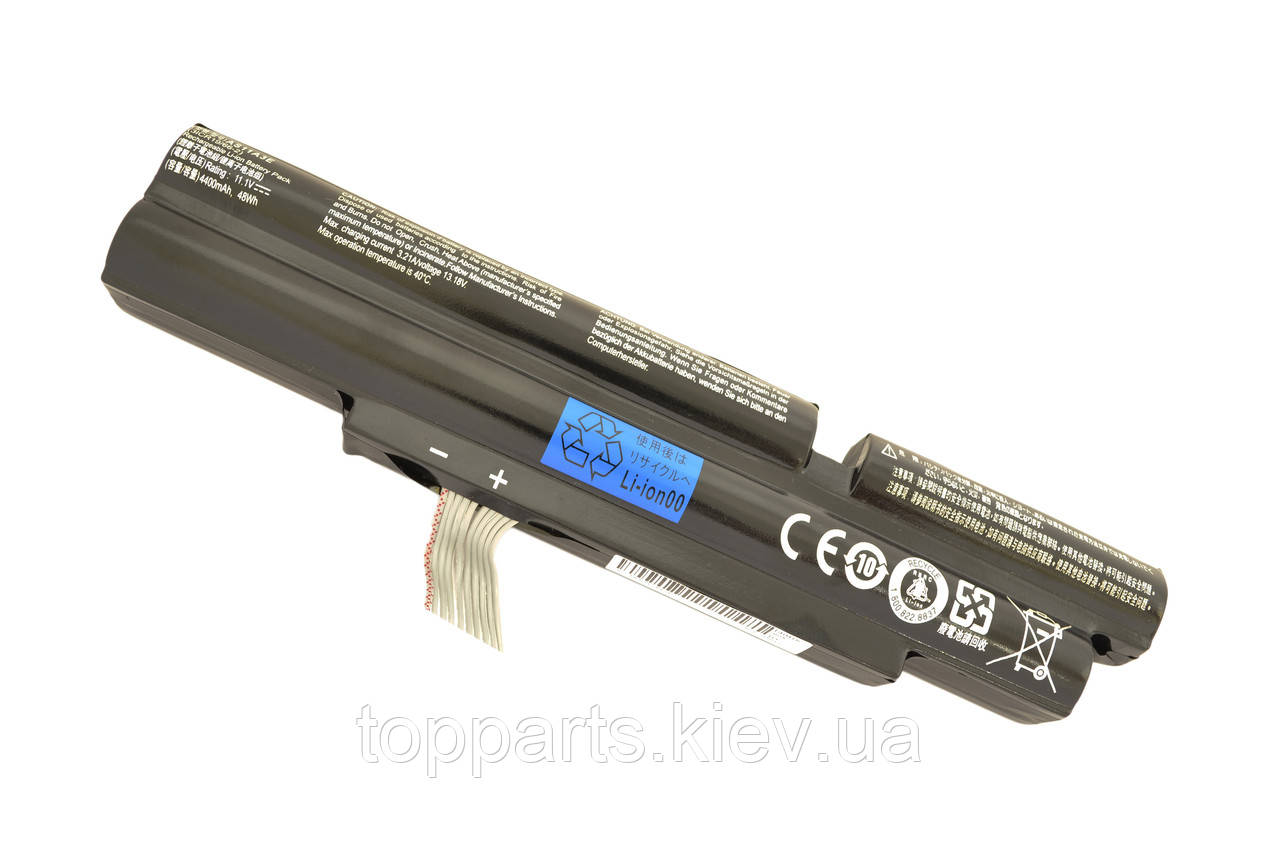 Батарея для ноутбука Acer AS11A5E Aspire 3830, 6000mAh (66Wh), 6cell, 10.8V, Li-ion, чорна, ОРИГІНАЛЬНА