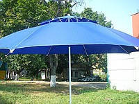 Зонт торговый Антиветер с 2мя куполами 3 м.