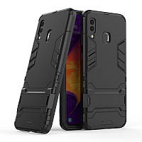 Чохол Iron для Samsung Galaxy A20 2019 / A205F Бампер протиударний Black