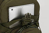 Тактичний велосипедний рюкзак TacticBag B10 зелений оливковий, 15 л, фото 6
