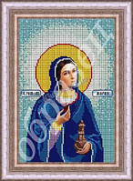 Схема для вишивки бісером іменної ікони - Свята Марія фам-86