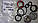 Ремкомплект рульової рейки Ваз 1117,1118,1119,Калина з підшипниками (9 од.), фото 2