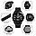 Skmei 1464 kompass pro чорний чоловічий спортивний годинник із компасом, фото 5