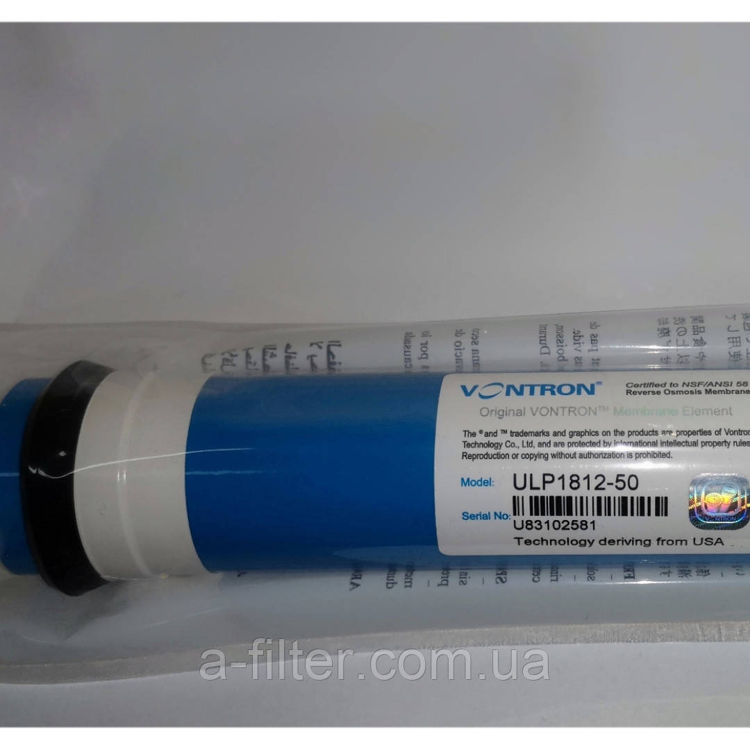 Мембрана ULP 1812-50 Vontron, продуктивність 50 GPD., фото 1