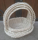 Комплект кошиків "Кобра ", вибілені, фото 3