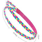 Пов'язка на голову для спорту з еластичними плетеними смужками Cord Multi, фото 3