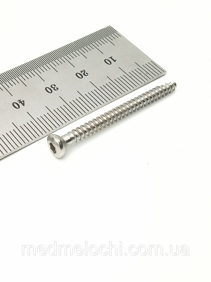 Гвинт кортикальний D=3,5мм, 40мм SS