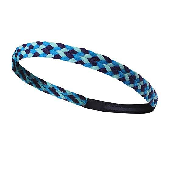 Пов'язка на голову для спорту з еластичними плетеними смужками Cord Multi, фото 1