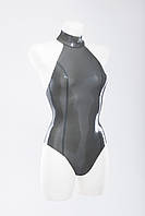 Купальник з латека з нашийником Latex Swimsuit With Collar