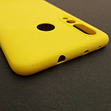 Силіконовий матовий чохол Candy для Huawei Nova 4 (Жовтий), фото 3