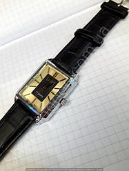 Чоловічий механічний годинник наручний прямокутний на ремінці класичні модні Луч Luch 116252