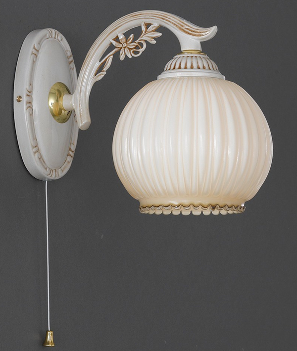 Бра RECCAGNI ANGELO А 9670/1 Bianco Antico V. Avorio