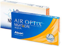 Линзы 195 ежемесячной замены Air Optix Night & Day Aqua