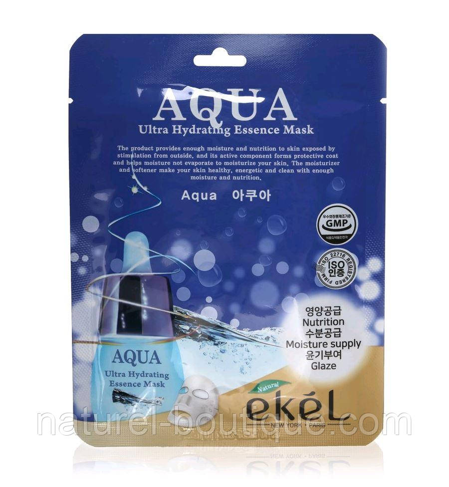 Тканинна маска Ekel AQUA ультразволожувальна