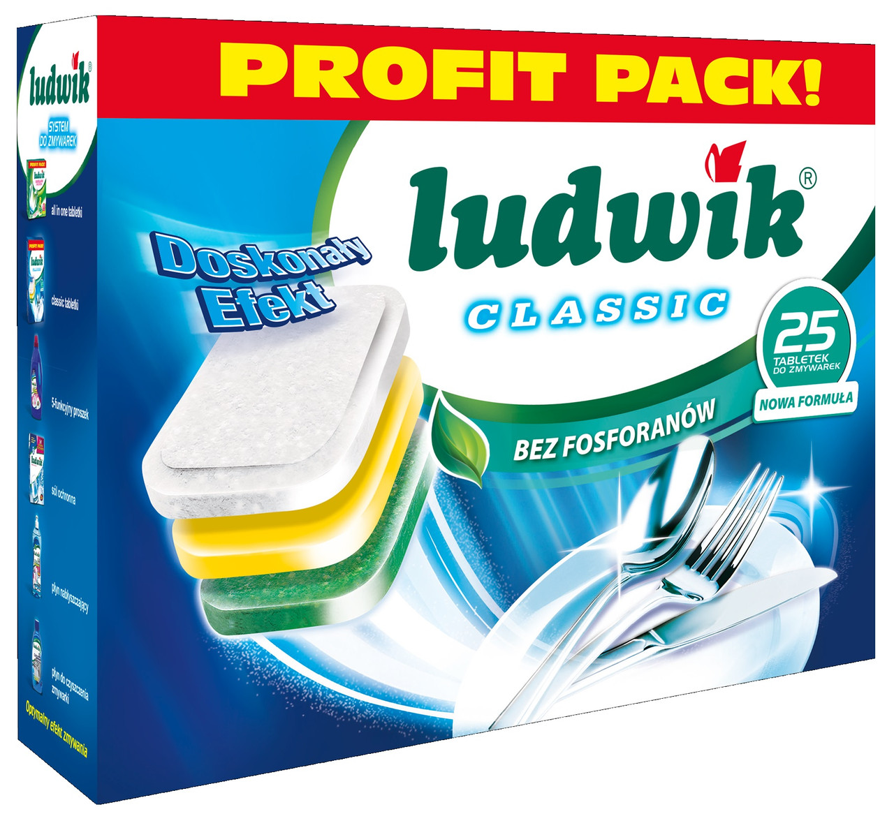 Таблетки для посудомийних машин Ludwik Classic Profit 25 шт
