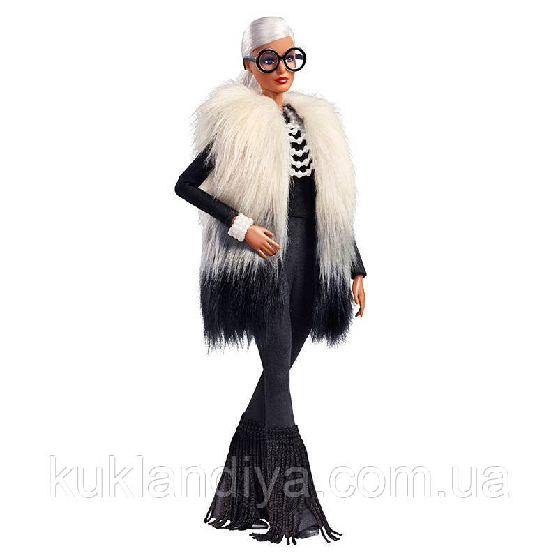 Колекційна Barbie від Айріс Апфель у хутряному жилеті/Barbie Styled by Iris Apfel