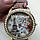 Жіночий годинник: SUSENSTONE Коричневий ремінець із квітковим принтом, фото 3