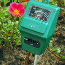 Вимірювач кислотності pH, вологості, освітленості ґрунту ЕТП-301 (3 в 1), фото 9