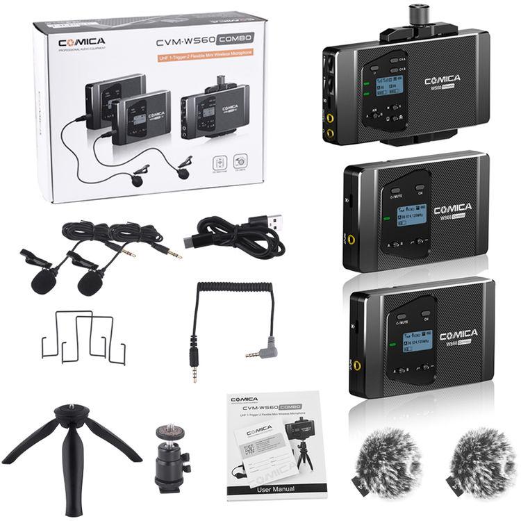 Бездротова радіосистема COMICA CVM-WS60 COMBO (Universal for Camera&Smartphone) (CVM-WS60-COMBO)