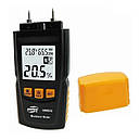 Вологомір деревини Benetech GM610 ( 5 до 70%) 2 голки з вибором типу деревини (4 режиму для 28 порід), АТС, фото 2