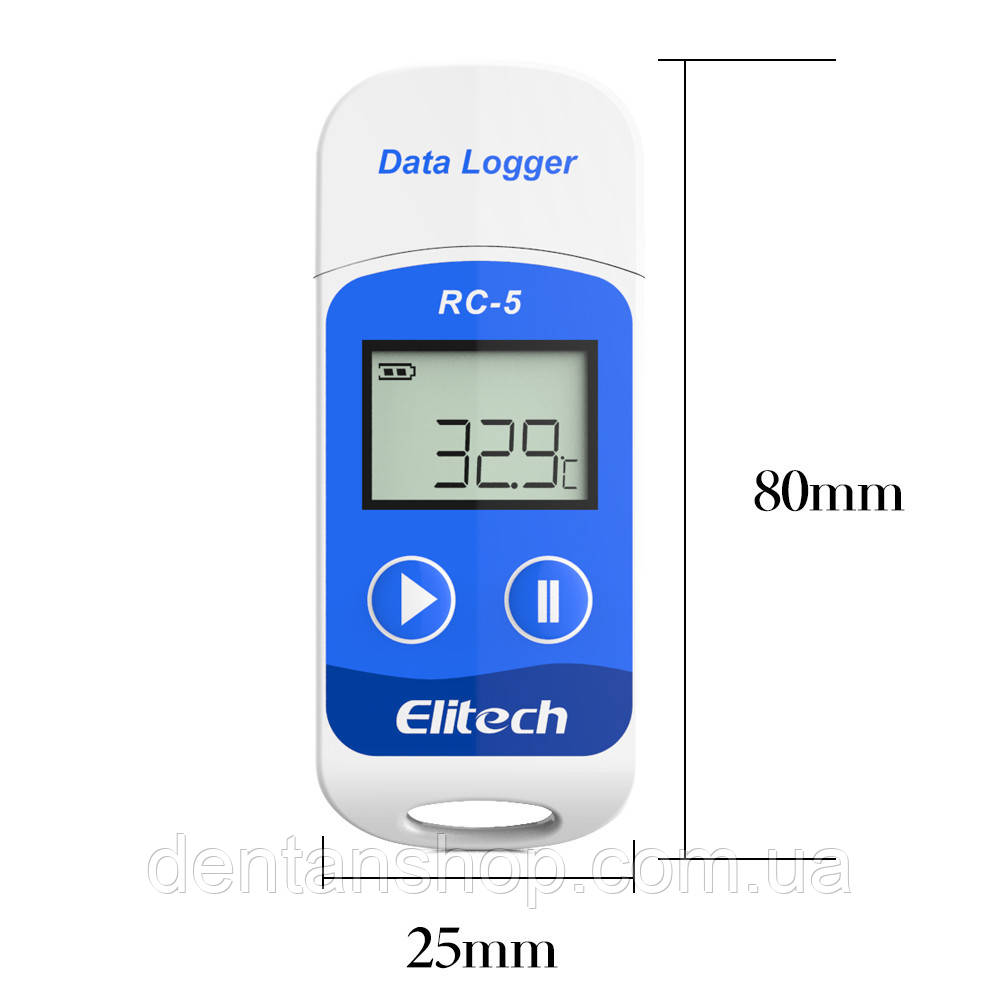 Регистратор температуры Elitech RC-5 (Великобритания) (-30 ° C - + 70 ° C) Память 32000. PDF, Word, Exel, TXT - фото 3 - id-p961824971