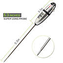 Термометр для м'яса, молока і т. д. ThermoPro TP-02S (від -50 до 300 ºC) в металевому корпусі, фото 3