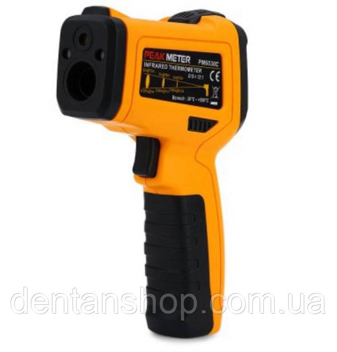 Пирометр PeakMeter PM6530C (IR :-50...+800°C; Термопара: -40...+1000 °C) DS:12:1; EMS:0,1-1,00 - фото 3 - id-p961825032