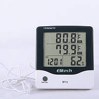 Цифровой термо-гигрометр Elitech BТ-3 (Великобритания) (0-50 С; 20% 99%) с термопарой 1.5 м (-50...+70°C)