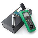 Mastech MS6300 5 в 1: шумомір, анемометр, термометр, люксметр і гігрометр, фото 8