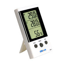 Термогігрометр Elitech DT-3 (Великобританія) ( -30 °C... +50°C; 20%…99%) с термопарой 1.7 м (-50...+70°C)
