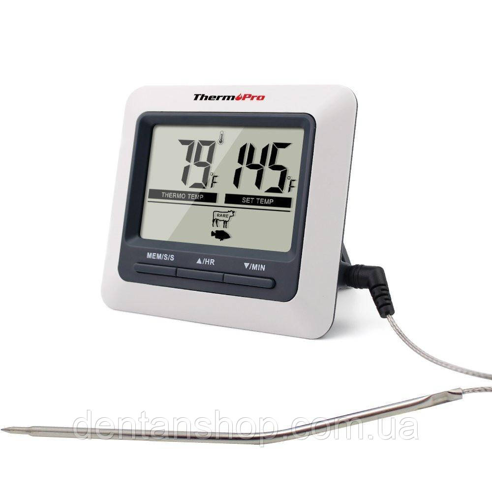Термометр кулинарный для мяса, молока, духовки ThermoPro TP-04 (0C до +250C) с магнитом и таймером - фото 5 - id-p961825284