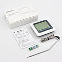 Термометр кулінарний для м'яса ThermoPro TP-04 (0C до +250C) з магнітом і таймером, фото 10