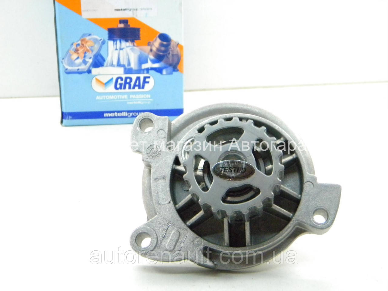 Водяной насос на Фольксваген Крафтер 2.5TDI 2006-2011 GRAF (Италия) PA758, фото 1