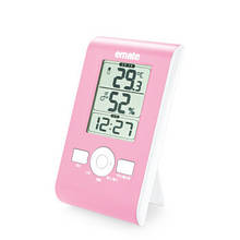 Цифровий термогігрометр EMATE M0102THS (термометр: 0 °C~+50 °C; гігрометр: 20%-90%), годинник, будильник