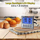 Термометр із двома щупами для м'яса, духовки ThermoPro TP17 (-10C до +300C) з таймером і магнітом, фото 9