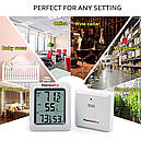 Термогігрометр ThermoPro TP60S (-20...+70°C; 10-99%; ±1°С; ±2%) з дистанційним датчиком T° (до 60 метро, фото 4