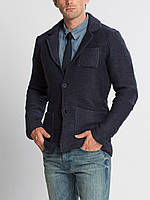 Синий мужской пиджак LC Waikiki / ЛС Вайкики с накладными карманами, на 2 пуговицах XL