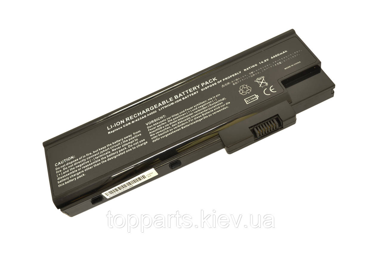 Батарея для ноутбука Acer LIP-4084QUPC, 4400mAh, 8cell, 14.8V, Li-ion, чорна,