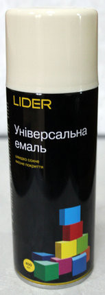 Емаль універсальна Lider RAL 1015 слонова кістка 400мл