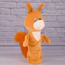 Іграшка рукавичка для лялькового театру Білка, 31 см.