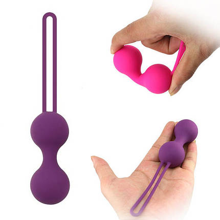 Жіночі вагінальні кульки кегеля вузькі Nova Kegel Balls кулі Кегеля для новачків, фото 1