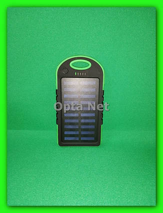 Power Bank на сонячній батареї (Зелений)