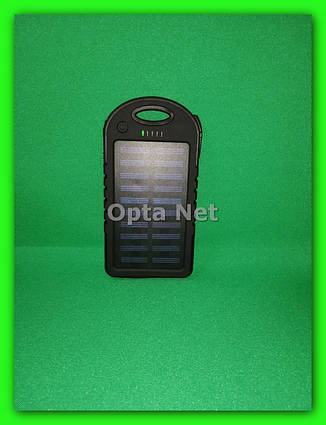 Power Bank на сонячній батареї (Чорний)