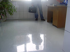 наливной пол из эпоксидной смолы на мясокомбинат Скворцово (Крым)
